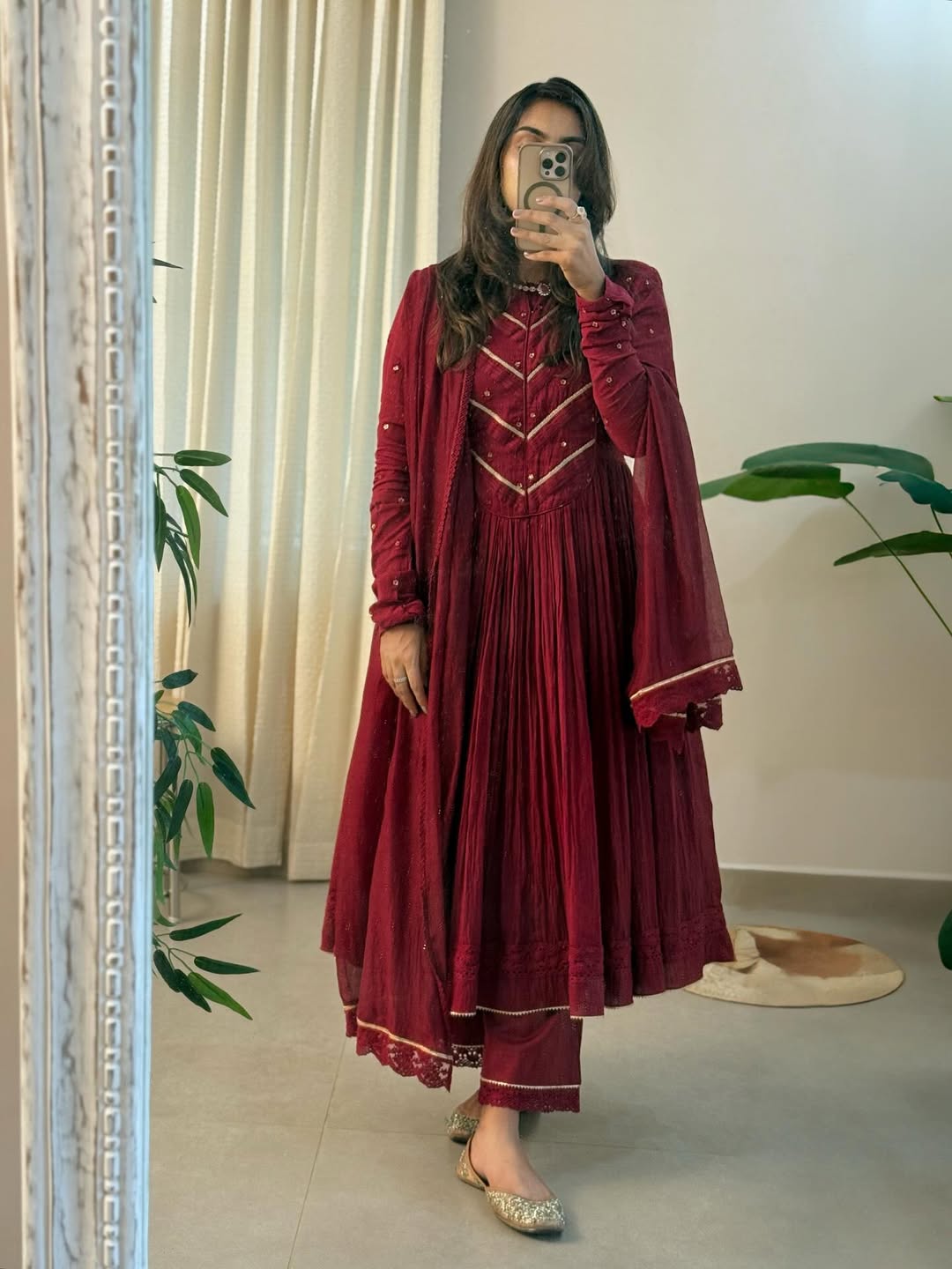 Janki Series Mul Chanderi Suit Set