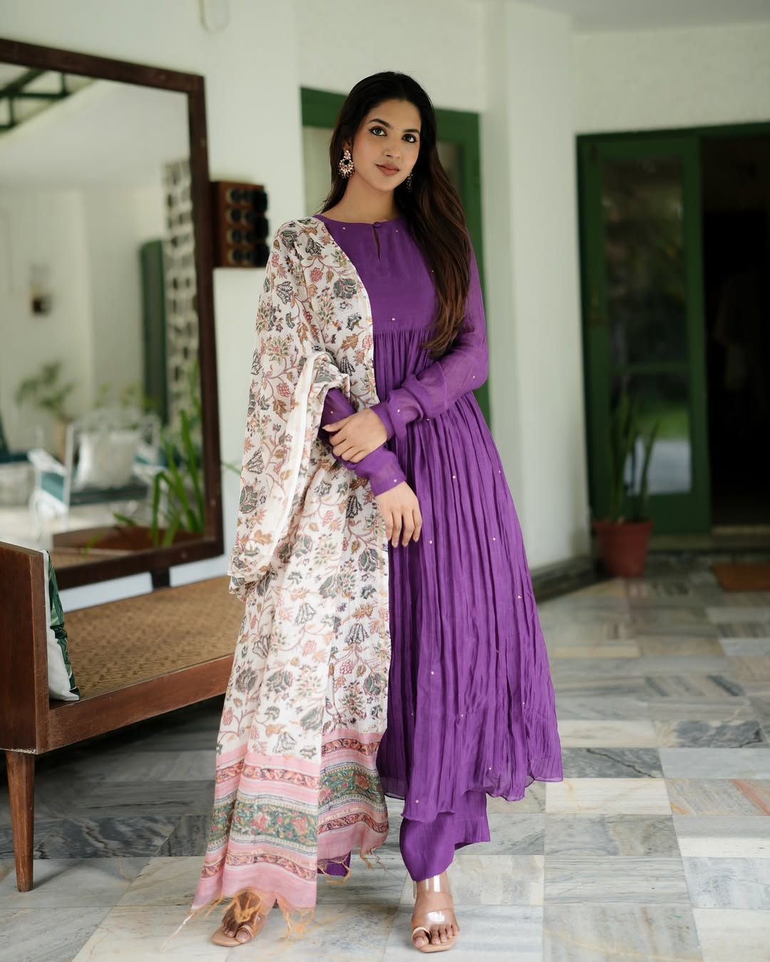 Purple Rangrez Kurta set