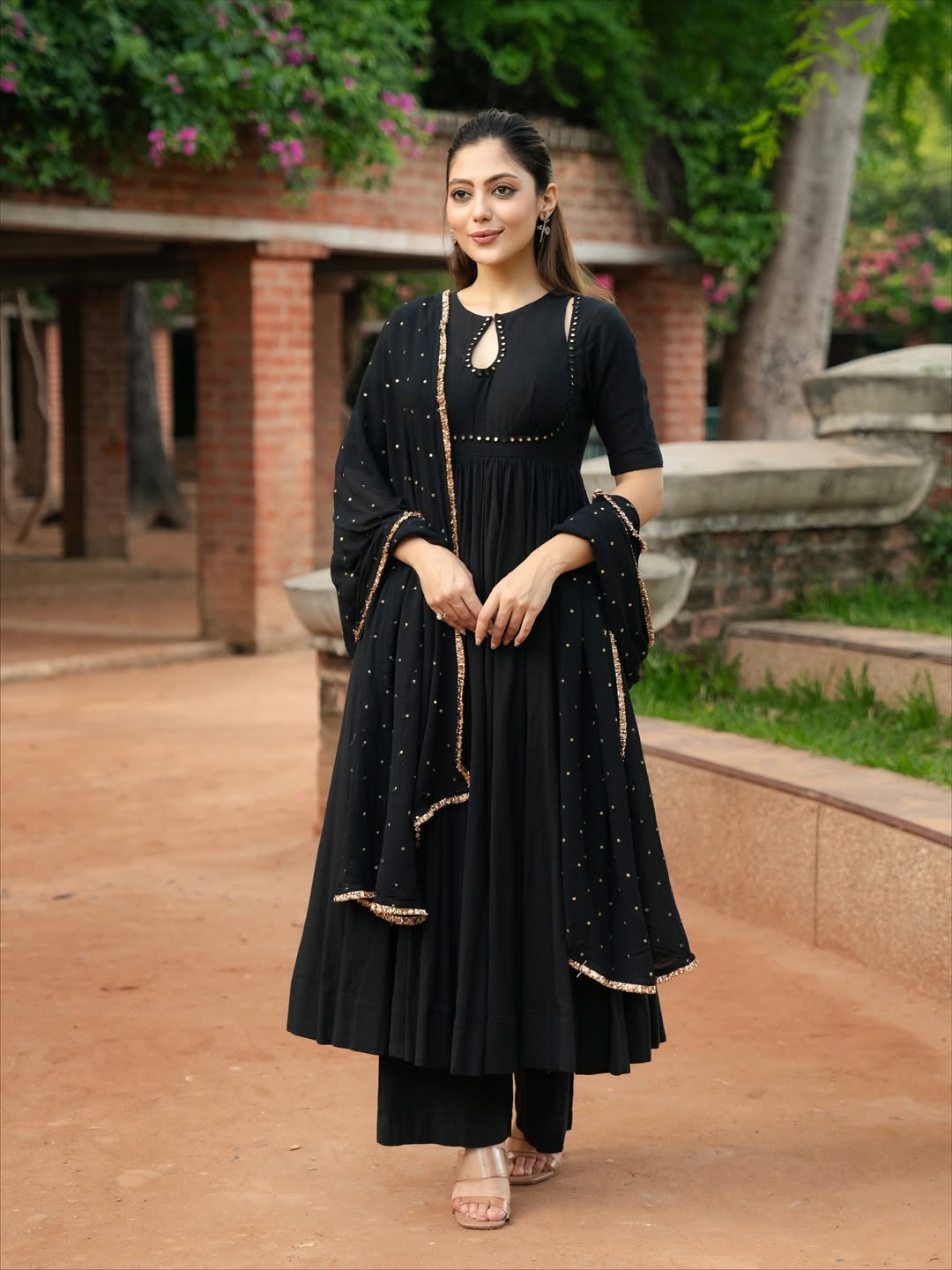 BLACK ANARKALI SET